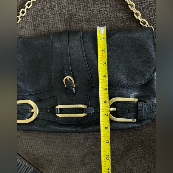 Jimmy Choo Tulita Black Leather bag With removable Chain - Picture 13 of 17